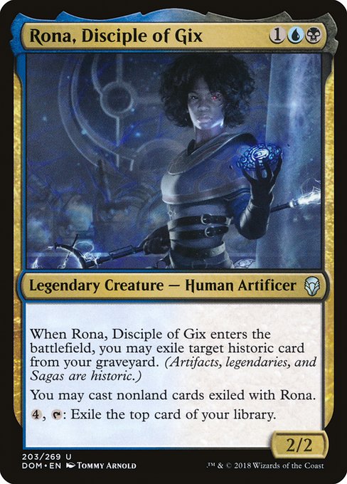 Magic the Gathering Card - Rona, Disciple of Gix - MTG Circle