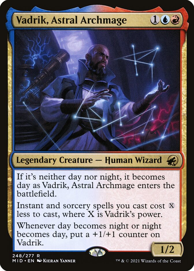 Magic the Gathering Card - Vadrik, Astral Archmage - MTG Circle
