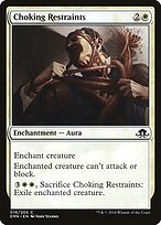 Magic the Gathering Card - Choking Restraints - MTG Circle