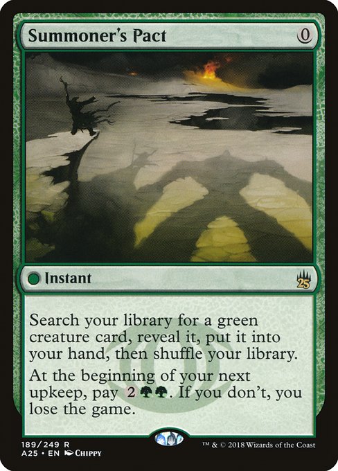 Magic the Gathering Card - Summoner's Pact - MTG Circle