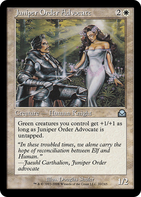 Magic the Gathering Card - Juniper Order Advocate - MTG Circle