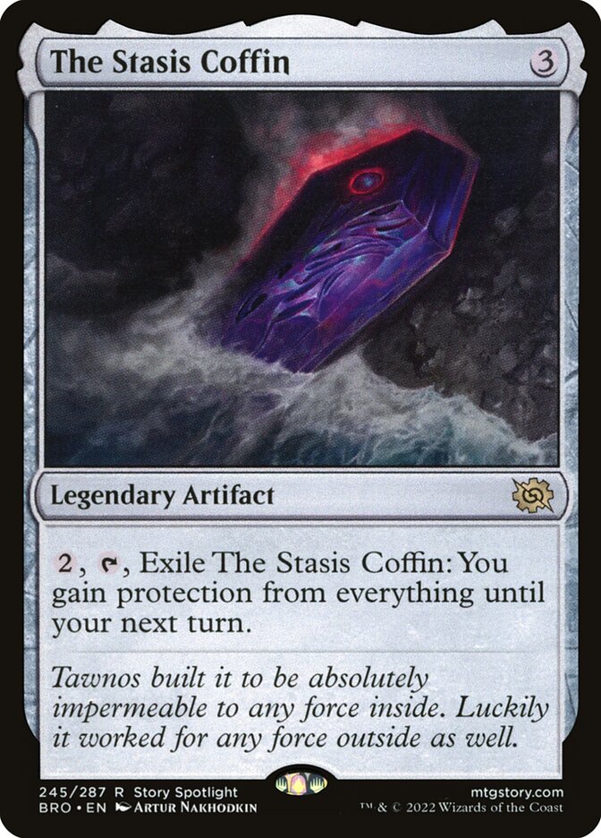 Magic the Gathering Card - The Stasis Coffin - MTG Circle