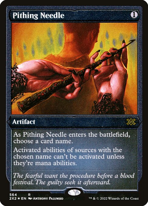 Magic the Gathering Card - Pithing Needle - MTG Circle