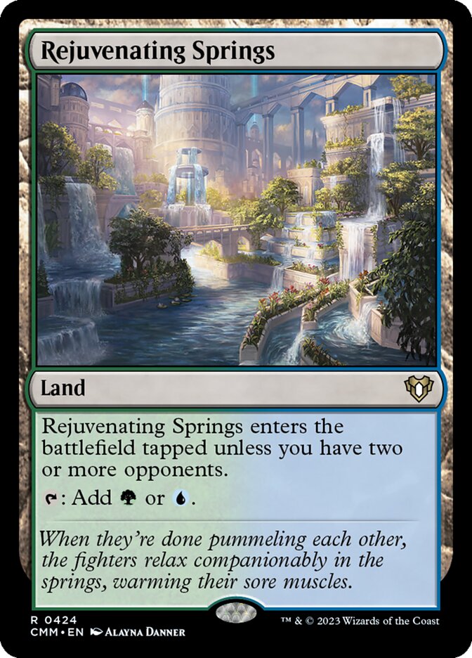 Magic the Gathering Card - Rejuvenating Springs - MTG Circle