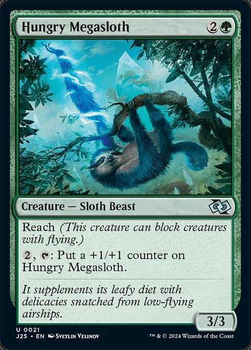 Magic the Gathering Card - Hungry Megasloth - MTG Circle