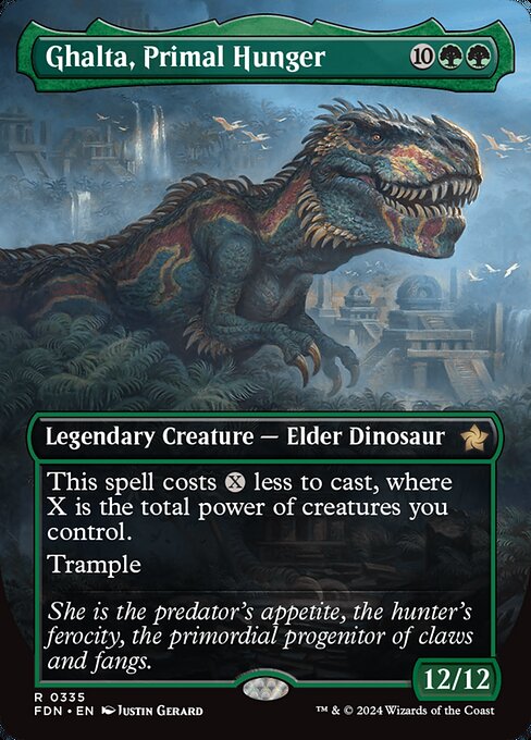 Magic the Gathering Card - Ghalta, Primal Hunger - MTG Circle