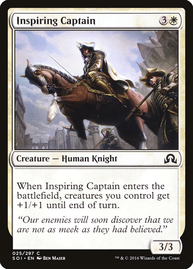 Magic the Gathering Card - Inspiring Captain - MTG Circle