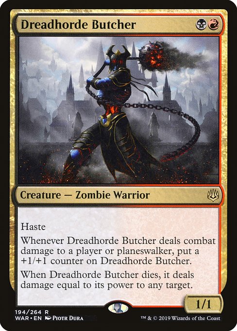 Magic the Gathering Card - Dreadhorde Butcher - MTG Circle