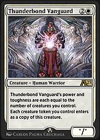 Magic the Gathering Card - Thunderbond Vanguard - MTG Circle