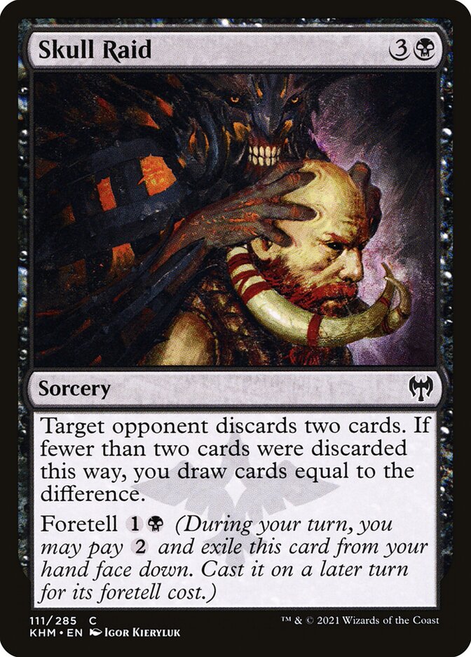 Magic the Gathering Card - Skull Raid - MTG Circle