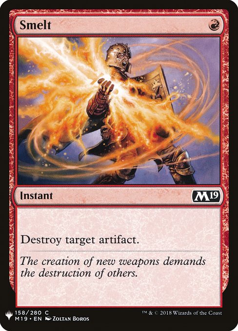 Magic the Gathering Card - Smelt - MTG Circle