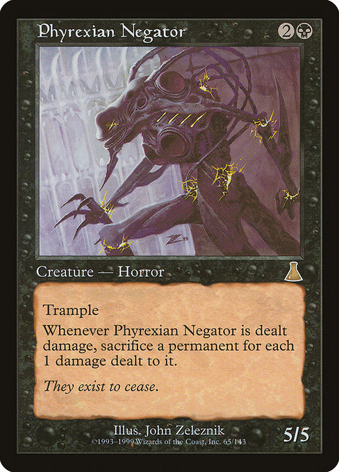 Magic the Gathering Card - Phyrexian Negator - MTG Circle