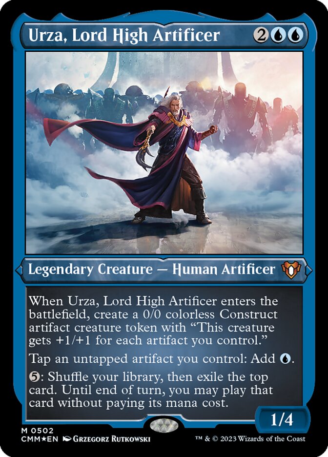 Magic the Gathering Card - Urza, Lord High Artificer - MTG Circle