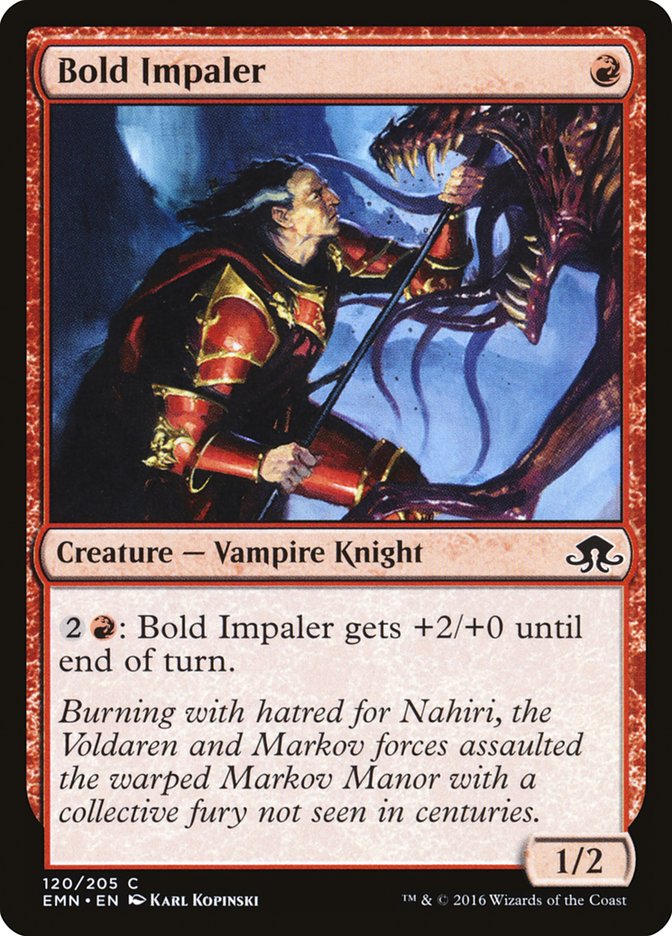 Magic the Gathering Card - Bold Impaler - MTG Circle