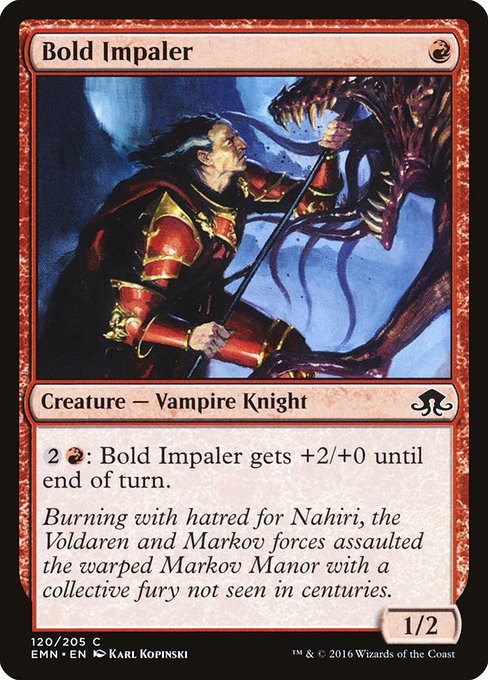 Magic the Gathering Card - Bold Impaler - MTG Circle