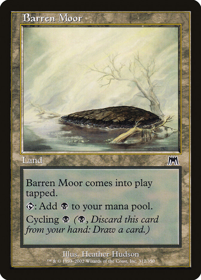 Magic the Gathering Card - Barren Moor - MTG Circle