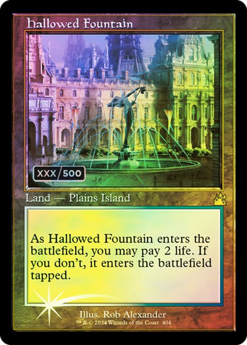 Magic the Gathering Card - Hallowed Fountain - MTG Circle