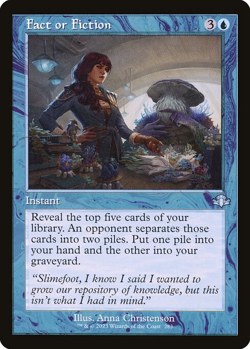 Magic the Gathering Card - Fact or Fiction - MTG Circle