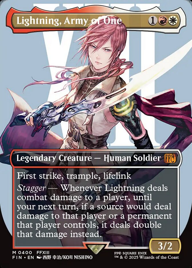 Magic the Gathering Card - Lightning, Army of One - MTG Circle