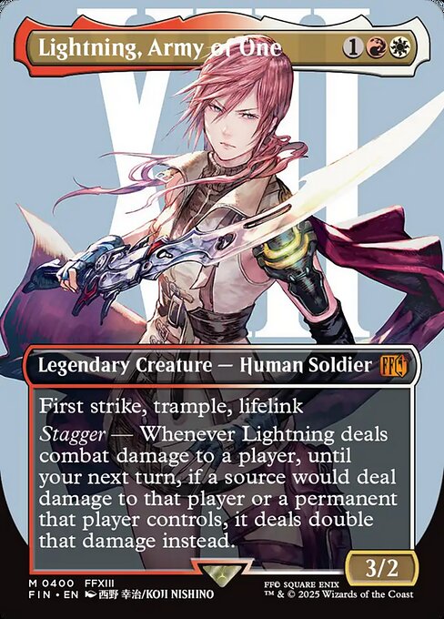 Magic the Gathering Card - Lightning, Army of One - MTG Circle