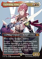 Magic the Gathering Card - Lightning, Army of One - MTG Circle