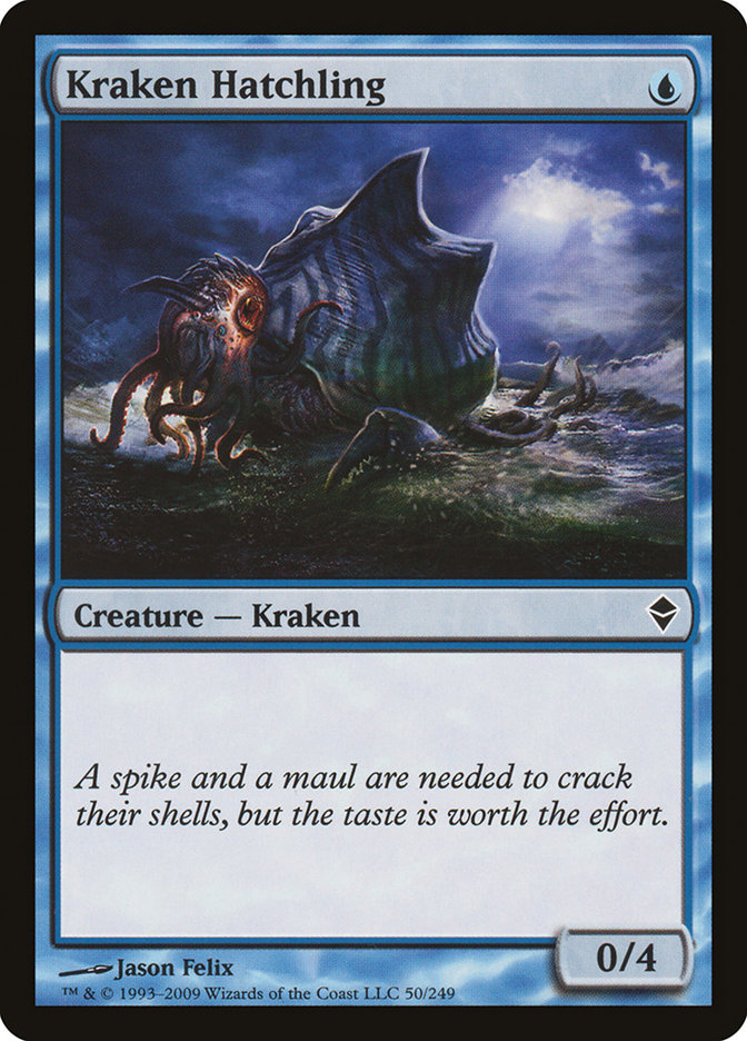 Magic the Gathering Card - Kraken Hatchling - MTG Circle