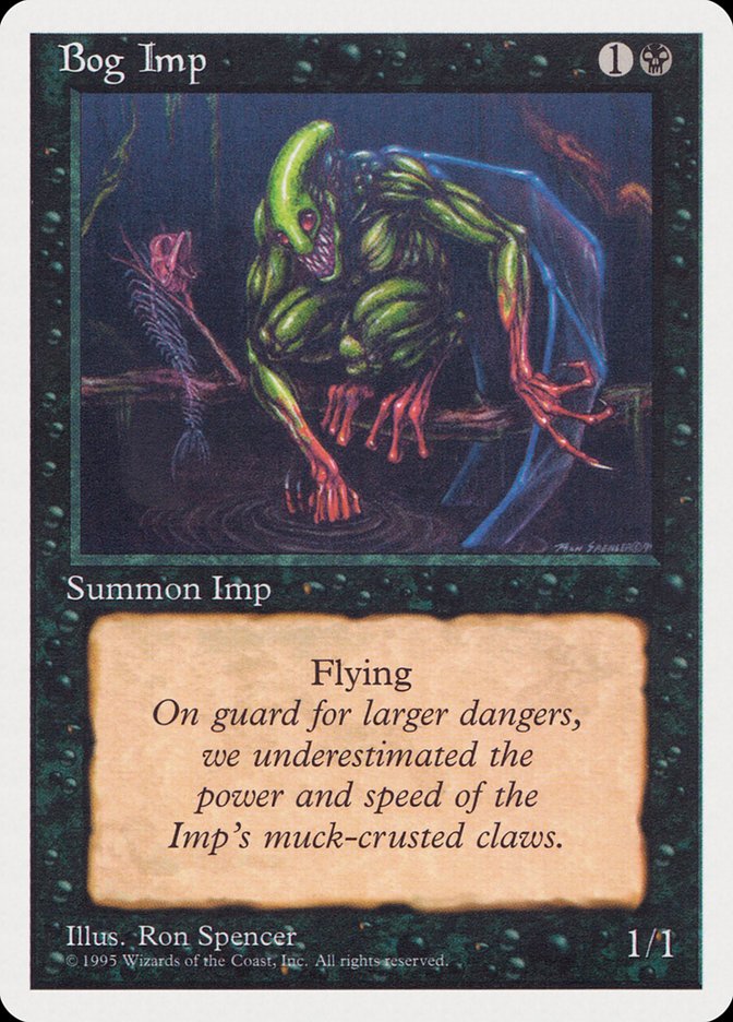 Magic the Gathering Card - Bog Imp - MTG Circle
