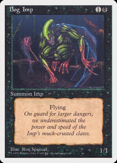 Magic the Gathering Card - Bog Imp - MTG Circle