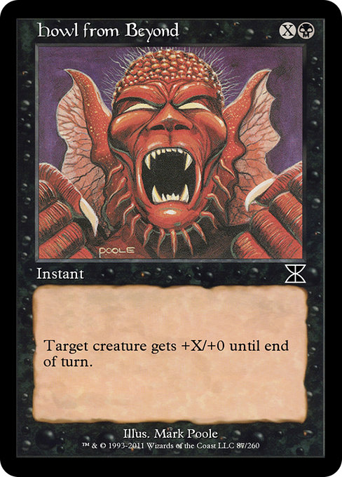 Magic the Gathering Card - Howl from Beyond - MTG Circle