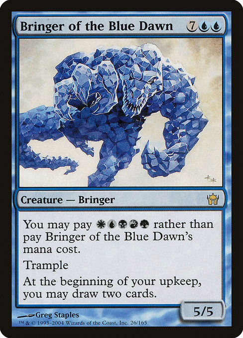 Magic the Gathering Card - Bringer of the Blue Dawn - MTG Circle