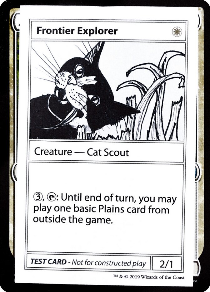 Magic the Gathering Card - Frontier Explorer - MTG Circle