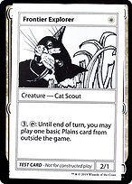 Magic the Gathering Card - Frontier Explorer - MTG Circle