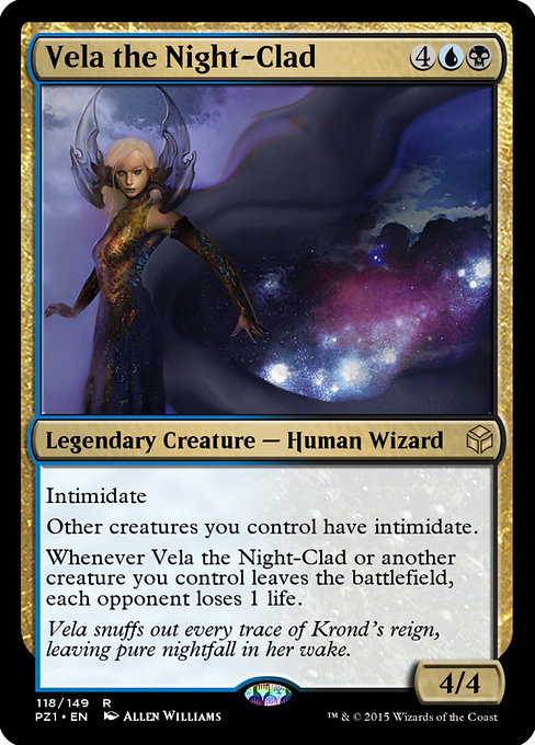 Magic the Gathering Card - Vela the Night-Clad - MTG Circle