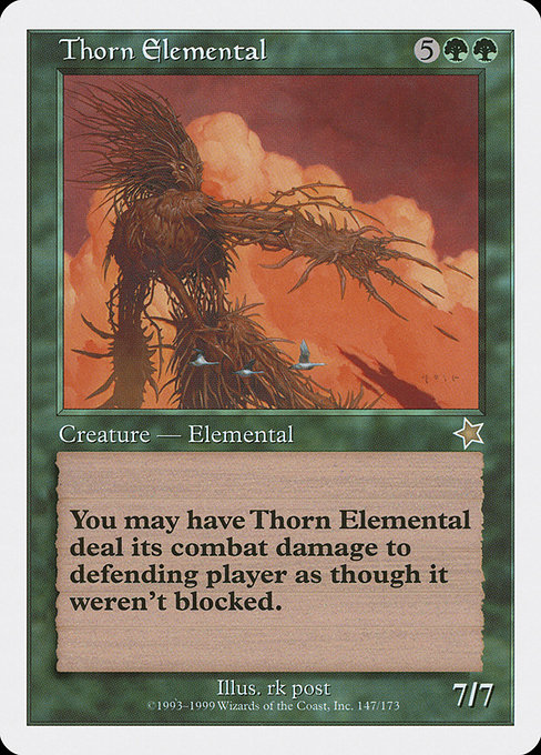 Magic the Gathering Card - Thorn Elemental - MTG Circle