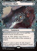 Magic the Gathering Card - Dragonfire Blade - MTG Circle