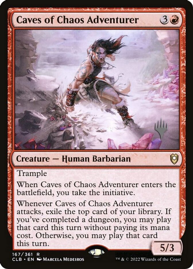 Magic the Gathering Card - Caves of Chaos Adventurer - MTG Circle