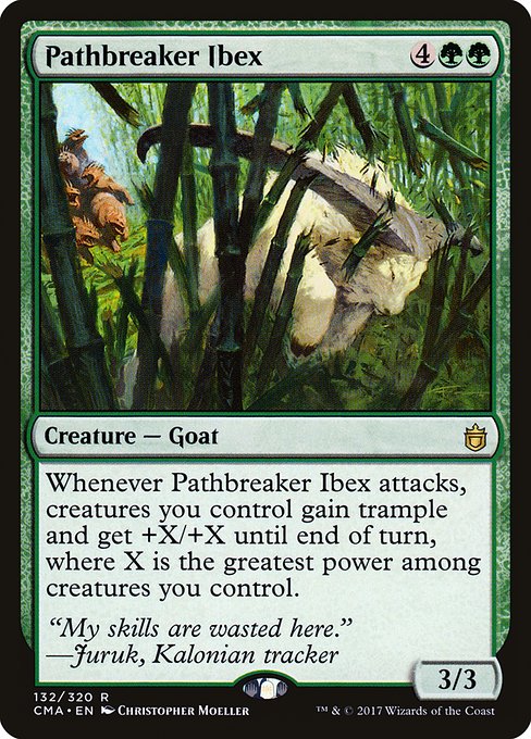 Magic the Gathering Card - Pathbreaker Ibex - MTG Circle