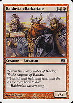Magic the Gathering Card - Balduvian Barbarians - MTG Circle