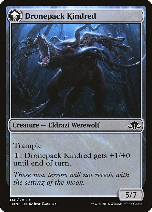 Magic the Gathering Card - Dronepack Kindred - MTG Circle