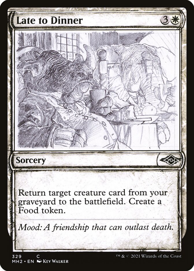 Magic the Gathering Card - Late to Dinner - MTG Circle