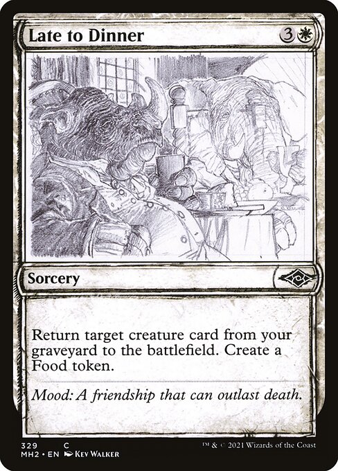 Magic the Gathering Card - Late to Dinner - MTG Circle