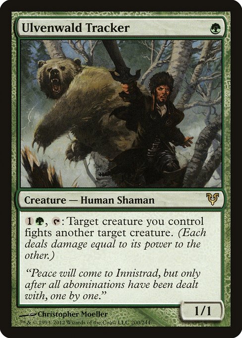 Magic the Gathering Card - Ulvenwald Tracker - MTG Circle