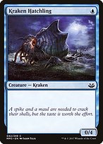 Magic the Gathering Card - Kraken Hatchling - MTG Circle