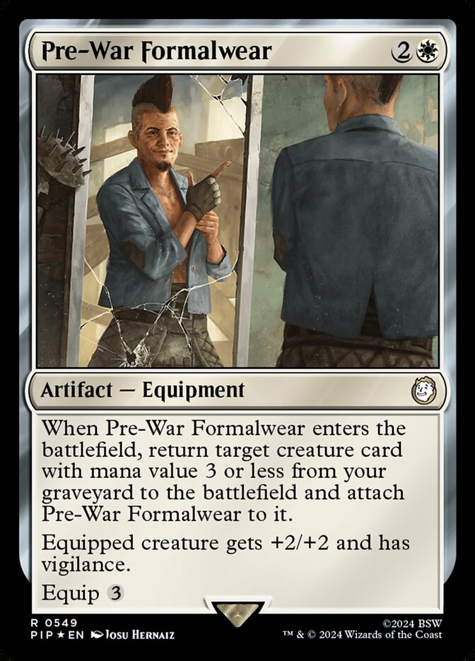 Magic the Gathering Card - Pre-War Formalwear - MTG Circle