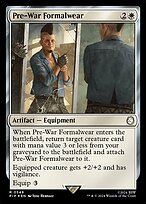 Magic the Gathering Card - Pre-War Formalwear - MTG Circle