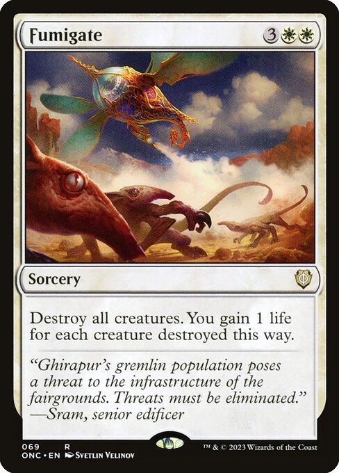 Magic the Gathering Card - Fumigate - MTG Circle