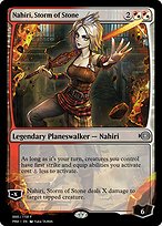 Magic the Gathering Card - Nahiri, Storm of Stone - MTG Circle