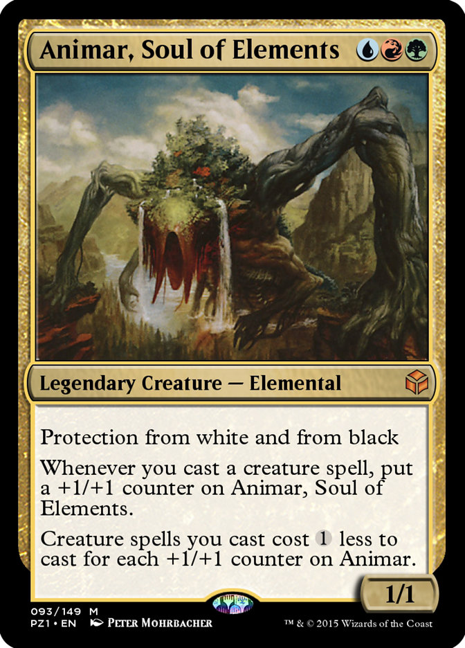 Magic the Gathering Card - Animar, Soul of Elements - MTG Circle