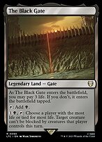 Magic the Gathering Card - The Black Gate - MTG Circle