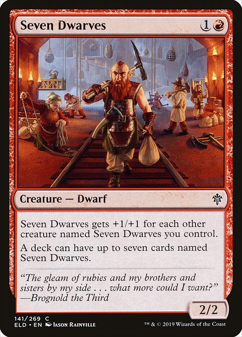 Magic the Gathering Card - Seven Dwarves - MTG Circle